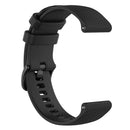 20mm Silicone Wristband Strap for Huawei Honor Magic Watch 2 42mm (Black)