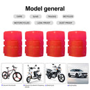 4pcs Tire Valve Caps Illuminated Tire Valve Cover Luminous Tire Cap for Bicyc