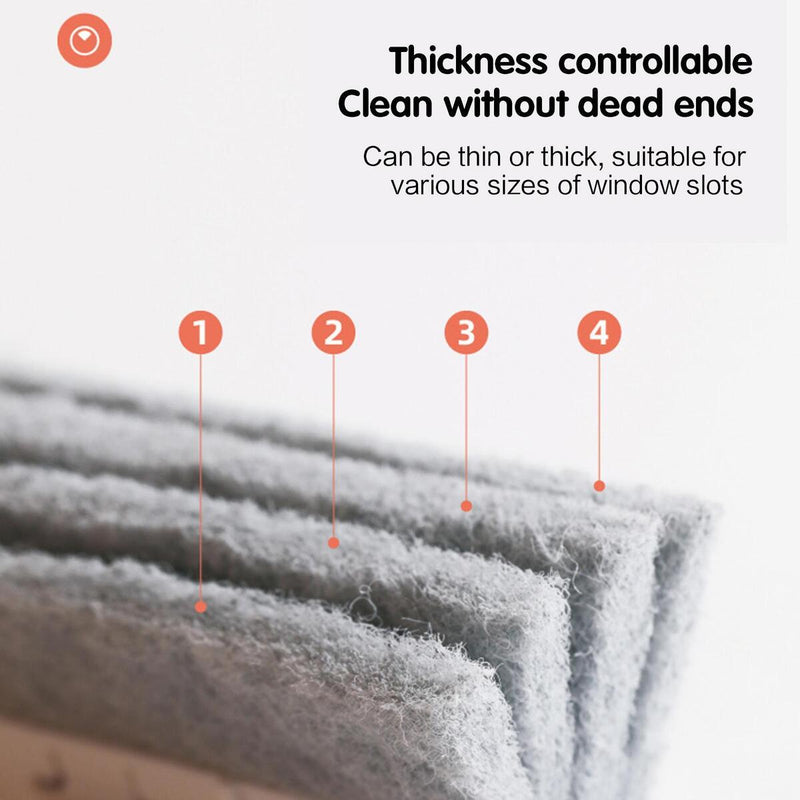 Window Groove Cleaning Brush Magic Window Track Cleaning Tools.