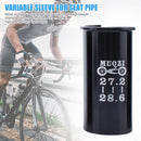 Bike Seat Tube Aluminum Alloy Seatpost Reducing Sleeve Adapter Adjust Diamete
