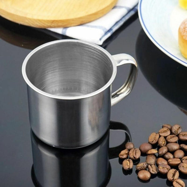 Drinking Tumbler Pint Metal Portable Cup Stainless Steel Coffee Mug Camping