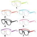 Computer Ultra Light Frame Kids Glasses Round Eyeglasses Anti-blue Light