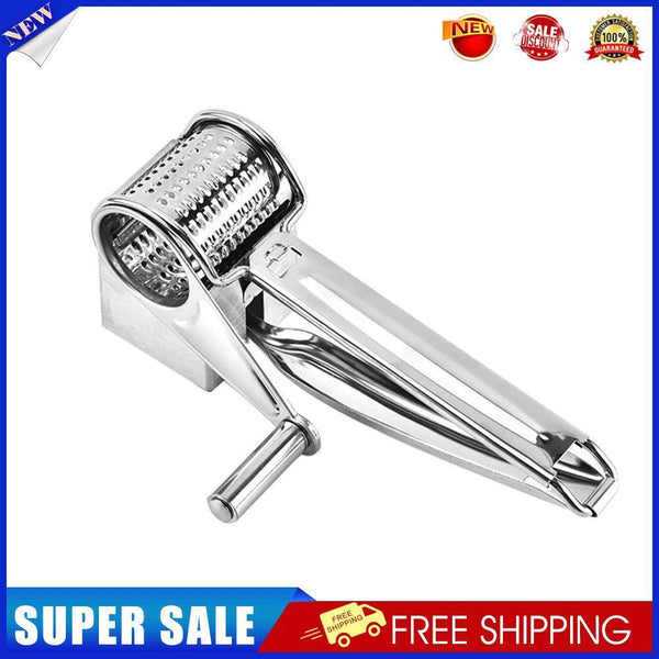 Multi-functional Stainless Steel Rotary Cheese Grater Chocolates Shredder
