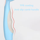 Pet Needle Comb Steel Pet Loose Hair Remover Brush Auto Epilation (Blue) Newly