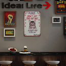 Metal Tin Signs Cats Animal Plaque Home Pub Club Decor Wall Iron Art Poster