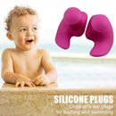1 Pair Waterproof Earplugs Silicone Ear Plugs Swimming Accessories (Pink) Newly