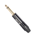 6.35mm Mono Male Plug Connector DIY Soldering Plug for Microphone (Black) Newly