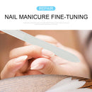 Glass Nail File Block Nail Polish Sanding Buffer Strips Polishing (White) Newly