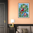 5D DIY Full Drill Diamond Painting Bird Cross Stitch Mosaic Craft Wall Arts Kit