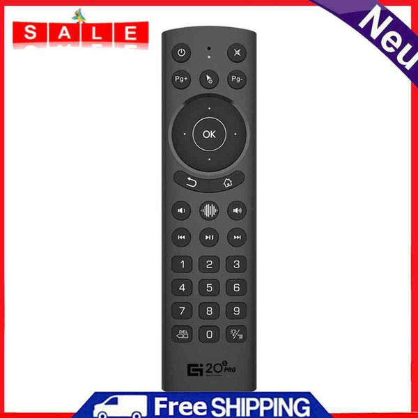G20S PRO 2.4G Wireless Fly Air Mouse 30 Buttons Voice Control Remote for PC STB