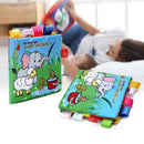 Cartoon Baby Cloth Book Colorful Early Learning Montessori Quiet Books