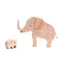 Desktop Elephant Mother And Child Wood Ornaments Mother's Day Elephant Family