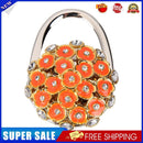 Zinc Alloy Rhinestone Folding Table Edge Handbag Bag Hook Hanger (SK13OR)