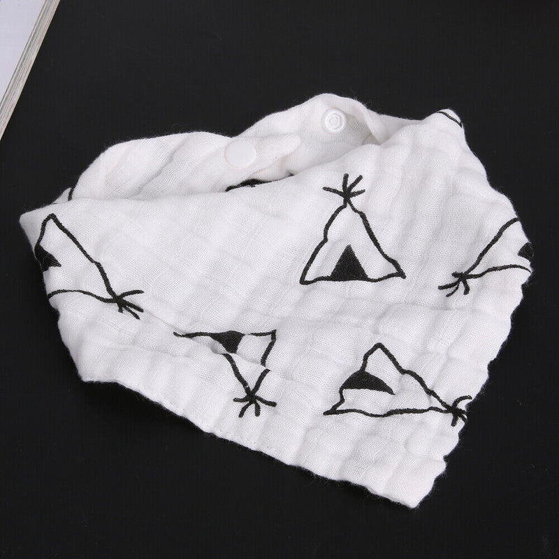 silveroneuk baby kids infant triangle head scarf bandana feeding bibs spoke