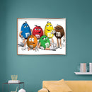 Full Embroidery Cartoon Chocolate Kit Stamped 11CT 3 Strands DIY Cross Stitch