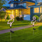LED Solar Powered Lawn Stakes Night Light Flamingo Neon Lamp Garden Decoration
