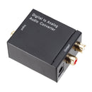 Toslink Coaxial to Analog RCA R/L Decoder Digital Optical Fiber Audio Converter