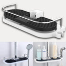 Tray Holder Bath Soap Holder Shower Rack Bathroom Pole Shelf Storage Tray
