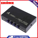 USB 2.0 4-Port Sharing Switch Selector Adapter Box Hub for PC Scanner