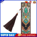 #A DIY Special Shaped Diamond Painting Leather Bookmark with Tassel Office Sup