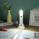 5LED Wall Hanging Motion Sensor Night Light Bedside Table Lamp (White B)