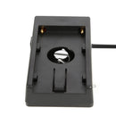 Battery Adapter Pad Buckle Plate with 7.4V DC5.5 2.1mm Plug for Sony NP-F Series