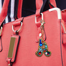 DIY Key Chain Diamond Painting Letters Women Bag Keyring Pendant Gift (A) Newly