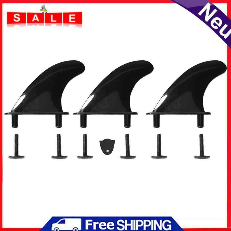 3pcs Surfboard Fins Water Fins for Softboard Water Wave Fin Surf Paddle Board