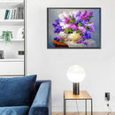 DIY Diamond Painting Kits Desk Flowers Full Round Drill Wall Home Decoratio