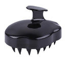 Silicone Scalp Massage Shampoo Brush Body Brush Hair Comb (Black) Newly