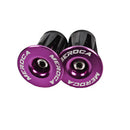 MEROCA 2pcs Bicycle Bar Grips End Cap MTB Bike Handlebar End Plug (Purple) Newly