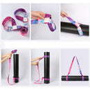 Yoga Mat Strap Belt Adjustable Shoulder Fitness Carrying Belt (Colorful) Newly