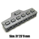 6 Ports Wire Connector Distribution LED Terminal Block Cable Splitter (B)