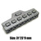 6 Ports Wire Connector Distribution LED Terminal Block Cable Splitter (B)