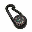 Fishing Hiking Outdoor Carabiner With Compass Random Color Key Hook Clips