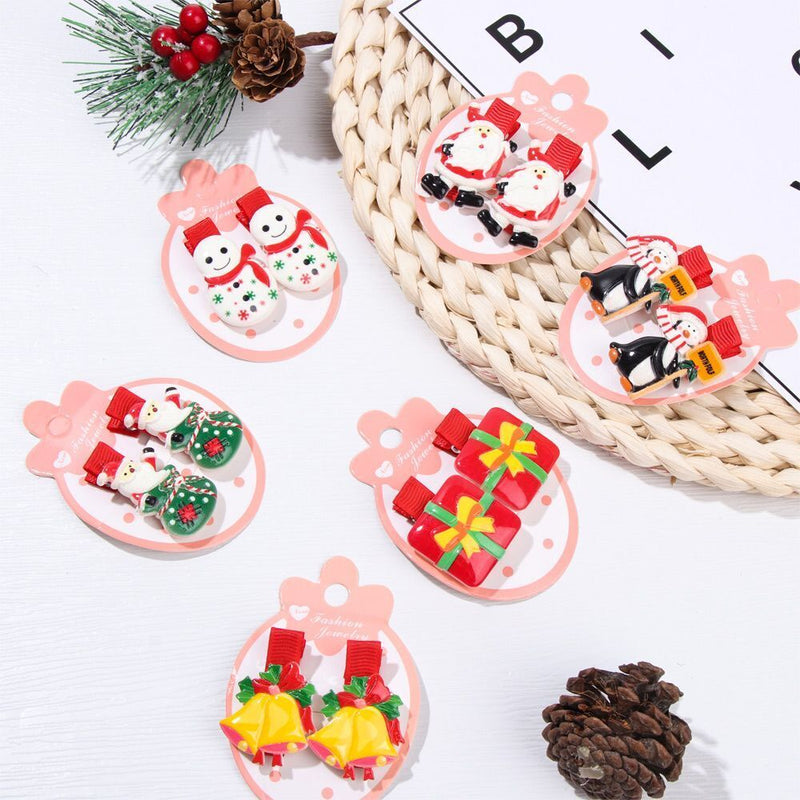Decorations Children Hairpin Hair Accessories Headwear Christmas Hair Clip