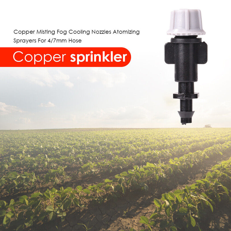 Sprinkler Single Nozzle Head Garden Lawn Irrigation Water Misting (50pcs)