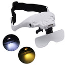 HD Magnifying Glass with LED Light Magnifier with 5 Lenses for Jewelry Appraisal