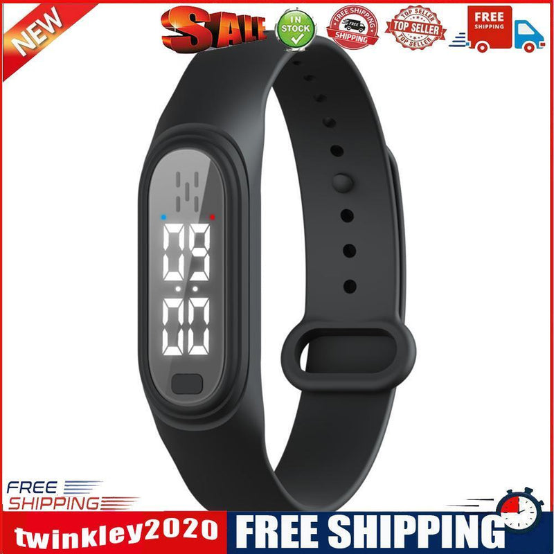 Q2 Ultrasonic Mosquito Repellent Watch Anti Pest Bug Drive Bracelet (Black)