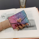 Fashion Sequins Wallet Short Coin Purse Wallets Women Female Small Card Holde