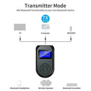 3 in1 Bluetooth 5.0 Transmitter Receiver Wireless Audio Adapter 3.5mm . N8T9