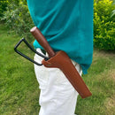 PU leather protective cover camping fire pliers protective cover storage bag