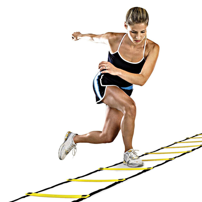 Durable 8 rung 12 Feet 4m Agility Ladder for Soccer Speed Training  Newly