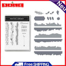 Cutting Dies and Clear Stamps Stencils DIY Scrapbooking Craft Embossing Template