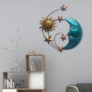 Artistic Sun Moon Metal Wall Decor - Outdoor Home Wall Celestial Art Sculpture