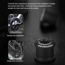 MOTSUV 5x MTB Bicycle Chainring Bolts Disc Chainwheel Screws (Black 6.4mm) Newly
