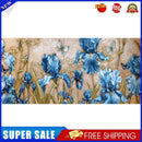Blue Flower Oil Paint By Numbers Kits DIY Handpainted on Canvas Wall Art