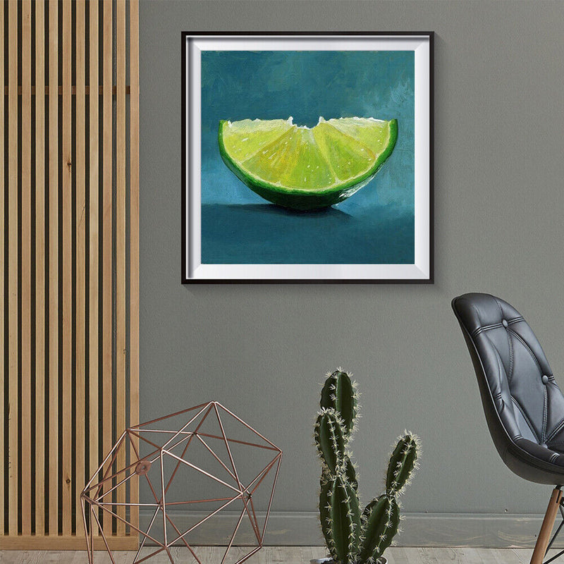 Lemon Piece Oil Paint By Numbers Wall Art Craft Home Decoration Gift No Frame