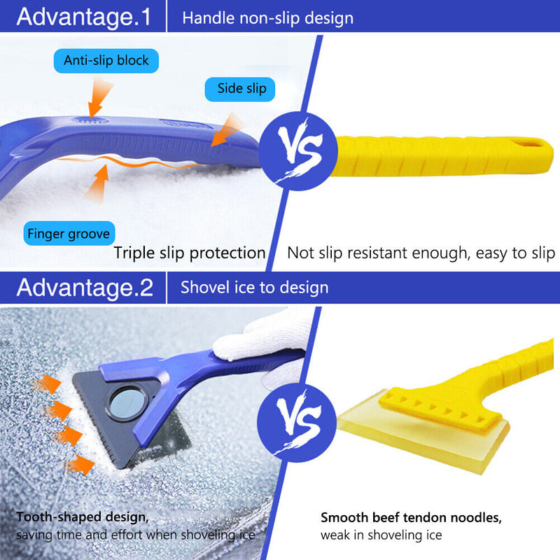Multifunction Car Ice Scraper Windshield Snow Wiper Ice Frost Remover Tool Newly