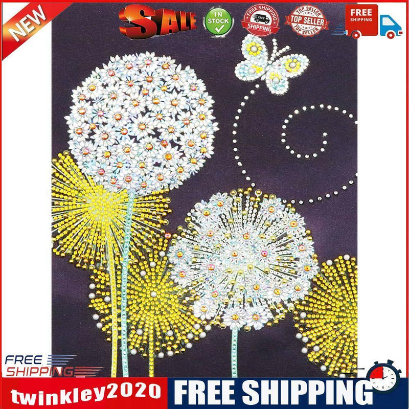 5D DIY Special Shaped Diamond Painting Dandelion Cross Stitch Mosaic Kits